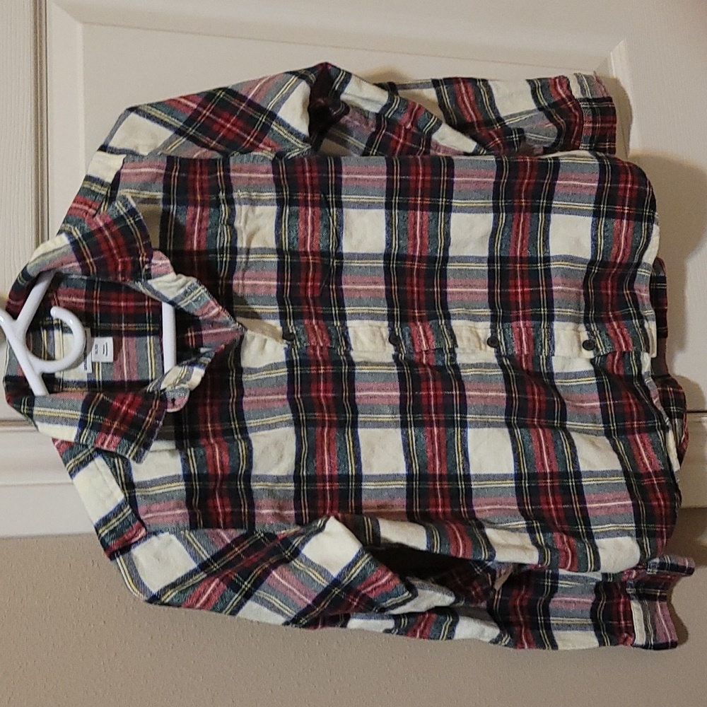 Boys Plaid Flannel Shirt